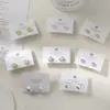 Aretes con Agujas de Plata S925, Galvanoplastia Ecológica, Venta al por Mayor desde la Tienda, Accesorios de Moda Asequibles con un Toque de Lujo Ligero y Sensación de Alta Gama