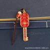 Pingente Chave de Cofre Aberto Cinco Imperadores de Latão Qian Qian Daojia (Casa do Dinheiro) Pingente de Presente para Homem de Carro Boutique
