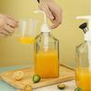 Botella de azúcar de vidrio cuantificador para tienda de té con leche botella de azúcar de presión manual extractor 8cc fructosa cuantitativa plástico