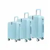 Conjunto de três malas de rodinhas com alça retrátil bagagem 20 polegadas 24 polegadas 28 polegadas com gancho rodas universais mala de rodinhas mala de viagem