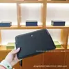 W Baolong Supplies Serie Artesanía Transfronteriza Bolsos de Cuero Negro, Carteras de Mano y Carteras de Alta Calidad para Uso Transfronterizo