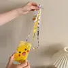 Portatarjetas de identificación de estudiante de dibujos animados de Pokemon Pikachu con cordón largo, portatarjetas de acceso anti-pérdida, portatarjetas Octopus