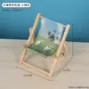 Nuevo Soporte para Teléfono Móvil Objetos Lindos Plegable de Playa Silla Pequeña Soporte para Teléfono Móvil Soporte para Transmisión en Vivo Adornos de Escritorio