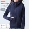 Jaqueta Suéter de Lã Feminina, Novo Estilo Primavera e Outono 2026, Casaco de Lã com Ajuste na Cintura, Popular Espessado Slim Fit