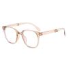 Gafas Portátiles Plegables Anti Luz Azul, Retro y Versátiles, Montura de Gafas con Montura Negra para Rostros Cuadrados y Redondos, Monturas Ultraligeras, Mismo Estilo para Hombres y Mujeres