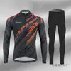 Roupa de Ciclismo Fina de Secagem Rápida com Proteção Solar para Primavera e Verão, Conjunto de Manga Longa, Equipamento de Ciclismo de Estrada e Montanha Masculino e Feminino