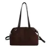Bolsa tote de grande capacidade, estilo nicho, para mulheres, nova coleção 2026, moderna, fashion, minimalista e esteticamente agradável, pode ser carregada no ombro ou usada na transversal