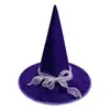 Chapéu de Bruxa de Halloween Chapéu Mágico Pontudo Chapéu Chapéu de Mago Chapéu Pontudo Adereço de Cabeça para Festa Chapéu de Halloween