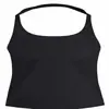 Top de tirantes sin costuras Dfyne Impact, largo, con almohadillas removibles de tres capas en el pecho, alta elasticidad, espalda hermosa, ajustado, ropa interior para yoga