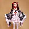 Fantasia Cosplay Senbonzakura Fantasia de Dança da Casa Fantasia de Performance Kimono Chiyuki Fantasia de Empregada