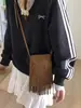 Bolsas de Nicho Transfronterizas para Mujer 2025 Nuevo Verano Vintage Mate Bolso Cruzado Estilo Coreano Más Vendido Ins Bolso con Borlas