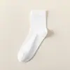 Calcetines de Algodón Puro hasta la Mitad de la Pantorrilla para Hombre, Calcetines Finos de Malla de Algodón Transpirables para Primavera y Verano, Absorbentes de Sudor, Anti-Olor, Antibacterianos, Sin Costuras, para Negocios y Deportes