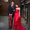 Nuevo Nuevo Estilo Chino Novia Boda Flor Certificado Ramo de Flores Cascada Flor Gota de Agua Pulsera Ramo de Flores Boda caliente