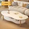 Mesa de Centro para Sala de Estar, Adecuada para Apartamentos Pequeños, Estilo Moderno Simple, Alquiler de Dormitorio, Mesa Baja, Mesa de Té para Balcón, Mesa Pequeña Simple