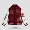 Nueva Chaqueta de Béisbol Bordada Americana de Peso Pesado 530g para Hombres y Mujeres, Chaqueta de Vuelo de Moda para Parejas