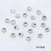 Dongzhou Cristal Flor de Ciruelo Diamante Puntiagudo Super Brillante Lujo Ligero Cristal K9 Flor Tridimensional Accesorios para Uñas Hechos a Mano Accesorios para Pasador de Pelo