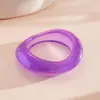Pulsera Ancha Geométrica de Resina de Colores con Diseño de Rombos, Estilo Transfronterizo Europeo y Americano, Diseño de Nicho, Lujo Ligero y Sensación de Alta Gama