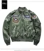 Jaqueta piloto ma1 Nova de Primavera e Outono marca de moda masculina uniforme de beisebol bordado americano jaqueta de trabalho militar casal