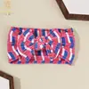 Diadema Elástica de Nuevo Estilo Transfronteriza Europea y Americana para Bebés y Niños Pequeños, Diadema Ancha con Lazo Suave Estampado de Bebé, Accesorio para el Cabello
