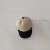 Gorra de Béisbol Infantil para Primavera y Otoño, Gorra Solar Fina de Bloques de Color con Parte Superior Suave, Gorra de Verano de Moda para el Uso Diario de los Niños