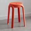 Taburete de plástico grueso apilable para el hogar, redondo, con forma de molino de viento, sencillo, apilable, extra grueso, de goma alta, venta al por mayor
