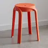 Taburete de Plástico para el Hogar Engrosado Taburete Molino de Viento Silla de Comedor Simple Moderna Banco Alto Mesa de Comedor Silla de Goma Apilable
