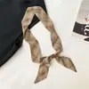 Bufanda de Seda con Patrón de Anacardo Retro y Cuentas Collar Cadena Larga Apilada para Suéter Accesorios de Atuendo de Viaje para Mujer de Sichuan