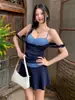 Traje de baño de una pieza estilo nuevo 2026, falda, conservador para mujer, disimula el abdomen y adelgazante, adecuado para vacaciones en la playa y baño en aguas termales [Disponible para Dropshipping]