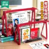 Bolsa de Exame Jerry Cor Vermelha da China para Estudantes do Vestibular Grande Capacidade Portátil Transparente Bolsa para Documentos