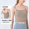 Top Deportivo Plisado Lulu Todo en Uno para Cintura Ajustada para Mujer, Chaleco de Running, Entrenamiento, Fitness, Yoga de Alta Elasticidad y Ajustado