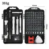 Juego de Destornilladores Multifuncional 115 en 1 Seleccionado Cuidadosamente Herramienta de Reparación para Teléfono Móvil, Computadora, Gafas Phillips de Precisión S2