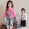 Suéter para niña, nueva colección de invierno, ropa infantil, camiseta interior de punto para niñas y bebés, capa interior cálida y gruesa