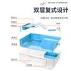 Tanque para Tortuga de Casa de Doble Capa con Terraza Tanque Grande para Tortuga Brasileña Tanque para Tortuga Casa para Tortuga Acuario Estanque para Tortuga