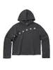 Sudadera con capucha 26SS Street Retro Estrella Raya Meteoro Primavera Otoño Americana High Street Chaqueta Holgada Hombres Mujeres Tendencia