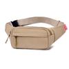 Riñonera de Tela Oxford con Logo Personalizado Estilo Nuevo para Hombres y Mujeres Bolso Cruzado de un Solo Hombro Portamonedas y Teléfono Móvil Bolso de Pecho Fabricante Venta al por Mayor