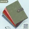 Caderno de negócios transfronteiriço personalizável com impressão de logotipo, fecho, alto valor estético, espessado, caderno de reunião de alta qualidade