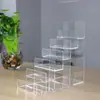 Fábrica de Acrílico de la Misma Ciudad de Pekín Exhibidor Acrílico Personalizado Caja de Exhibición de Tres Niveles Accesorios de Exhibición Multifuncionales