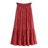 Ropa Europea y Americana Transfronteriza Primavera 2025 Nuevo Diseño Camisa 5029084 + Falda Midi 5029085