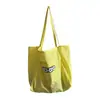 Bolsa de lona estilo coreano em cores de doce para mulheres, casual e simples, bolsa tote de grande capacidade, mochila escolar para estudantes, bolsa tiracolo, chique