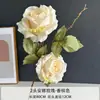 Flores Artificiales Color Champán para Bodas al Aire Libre, Decoraciones de Fondo de Boda, Adornos para Sala de Estar en Casa, de Alta Gama y Realistas