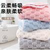 Toalha de Veludo Coral Veludo Nuvem Espessa Absorvente Toalha de Banheiro Sem Fiapos Absorvente Doméstica Toalha Macia