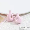Nuevo Colgante Geométrico Simple en Forma de Jarrón de Aleación Hecho a Mano DIY Encanto para Teléfono Accesorio para Bolso Materiales