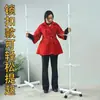 Estante giratorio de hierro engrosado para suelo con altura ajustable, estante promocional para supermercado con ruedas para almacenamiento conveniente