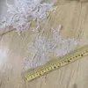 Personalizado Fresco Hojas de Árbol Grande Estilo Japonés Hilo de Pescar Cabeza Hueca Velo Vestido de Boda Vestido de Noche Ribete de Encaje Hecho a Mano DIY Accesorios