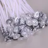 Mechas para Velas Transfronterizas Paquete de 50 para Decoración de Ambiente Materias Primas para Velas DIY Venta al por Mayor Mechas para Velas de Mantequilla Tejidas Estrechamente