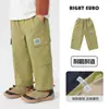 Pantalones Largos de Tela para Trabajo de Niño Otoño 2026 Nuevo Estilo Primavera y Otoño Ropa Infantil Pantalones para Niños Pequeños Modernos