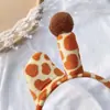Diadema con Orejas de Jirafa y Conejo, Accesorio para el Cabello para Lavarse la Cara, Diadema de Dibujos Animados Linda, Accesorio para Transmisiones en Vivo, Banda Ancha