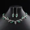 Novo Conjunto de Joias Retro de Alta Qualidade para Mulheres Colar com Pingente de Folha de Diamante e Franja Corrente de Clavícula Estilo Corte Europeu e Americano de Luxo Leve