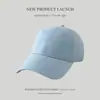 Gorra de Béisbol Lisa de Color Sólido con Parte Superior Suave para Mujer, Nuevo Estilo Versátil que Hace que la Cara Parezca Más Pequeña, Gorra de Pico para Hombre con Circunferencia de Cabeza Grande, Sombrero de Protección Solar