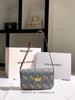 Bolsa Cuadrada Pequeña de Cuero Suave de Gama Alta para Presbicia al por Mayor para Mujer 2024 Nuevo Diseño de Nicho Bolso de Hombro Único Cruzado para Axila